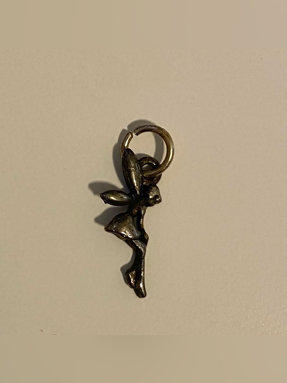 Silver tone Fairy Charm Pendant